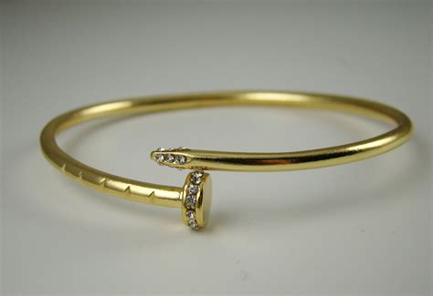 cartier inspired nail bracelet